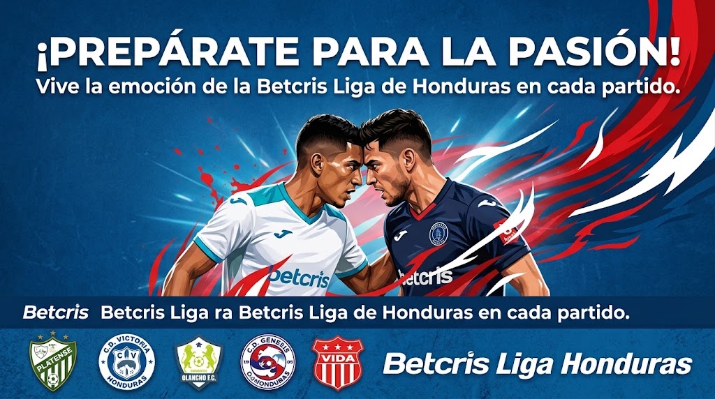 Dos futbolistas frente a frente en un partido de la Betcris Liga Honduras